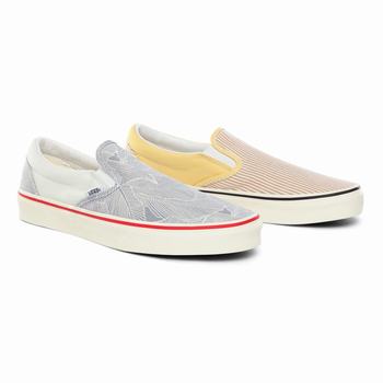 Vans Mismatch Classic - Miesten Slip-on kengät - Raidallinen